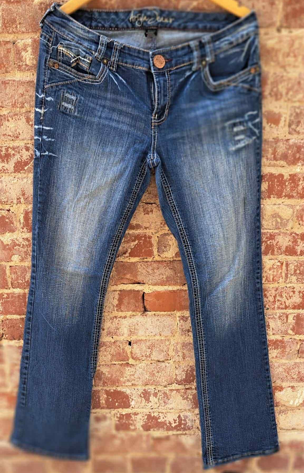 Size 15/16 Ariya Hot Mess Distressed Denim