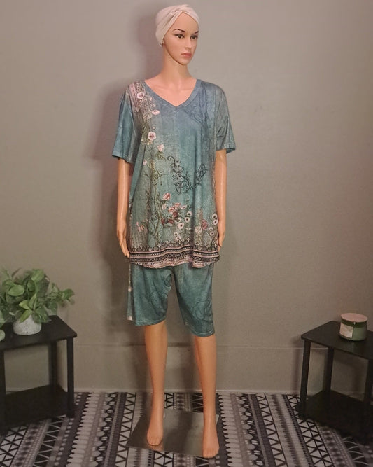 XXL 2 Piece Floral Lounge Set