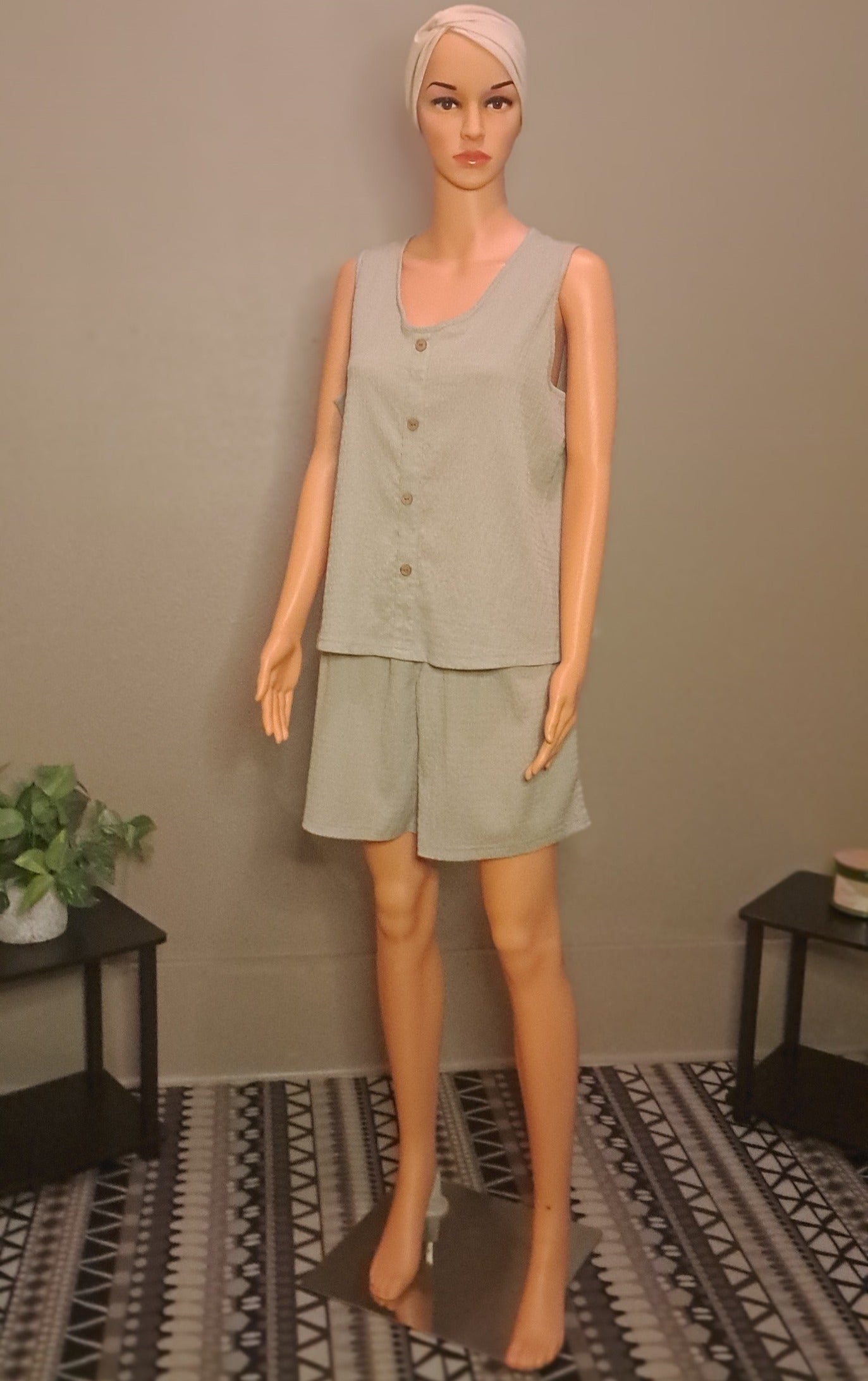 XXL 2 Piece Green Lounge Set