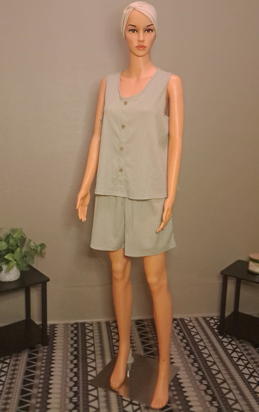 XXL 2 Piece Green Lounge Set