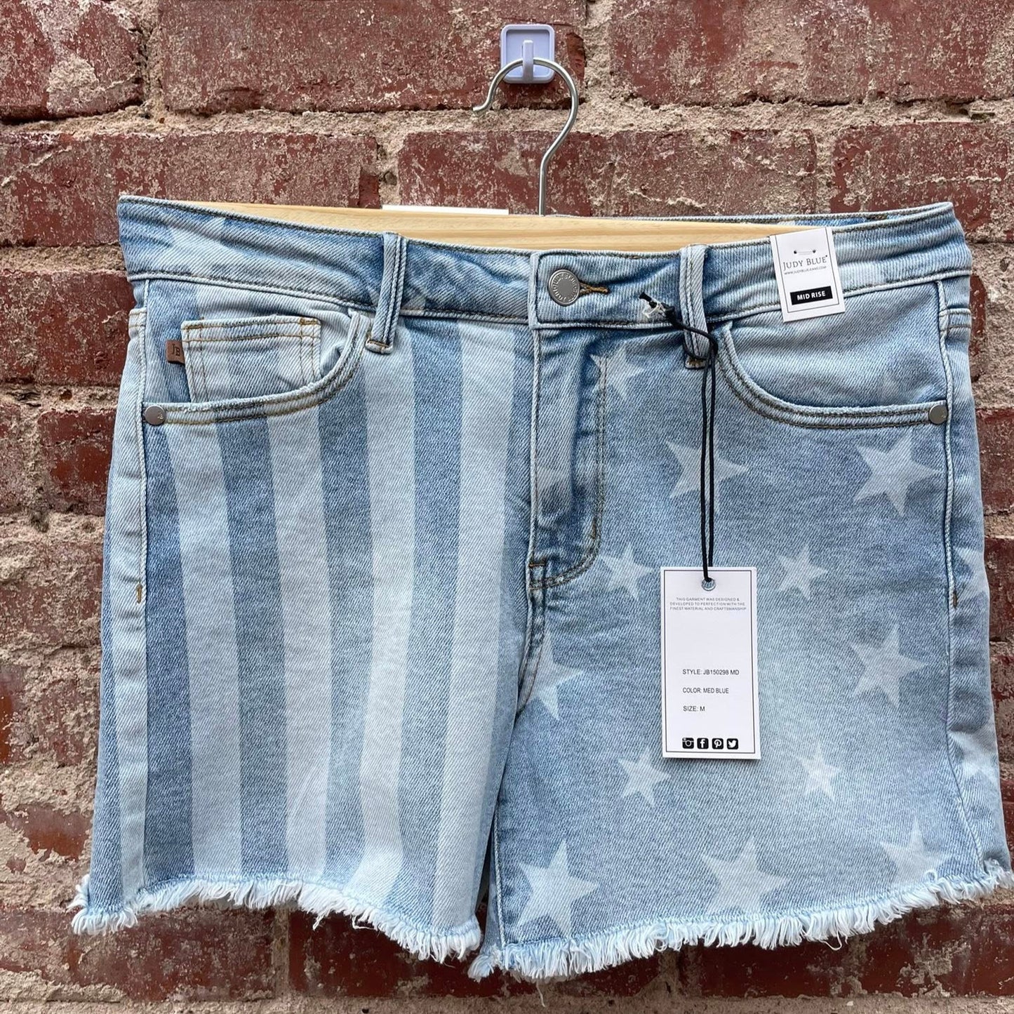 Judy Blue Stars and Stripes Shorts